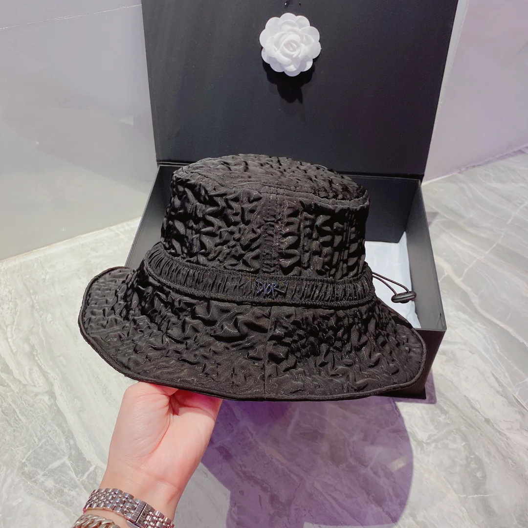 Dior - Плиссированная шляпа-цилиндр - Регулируемая