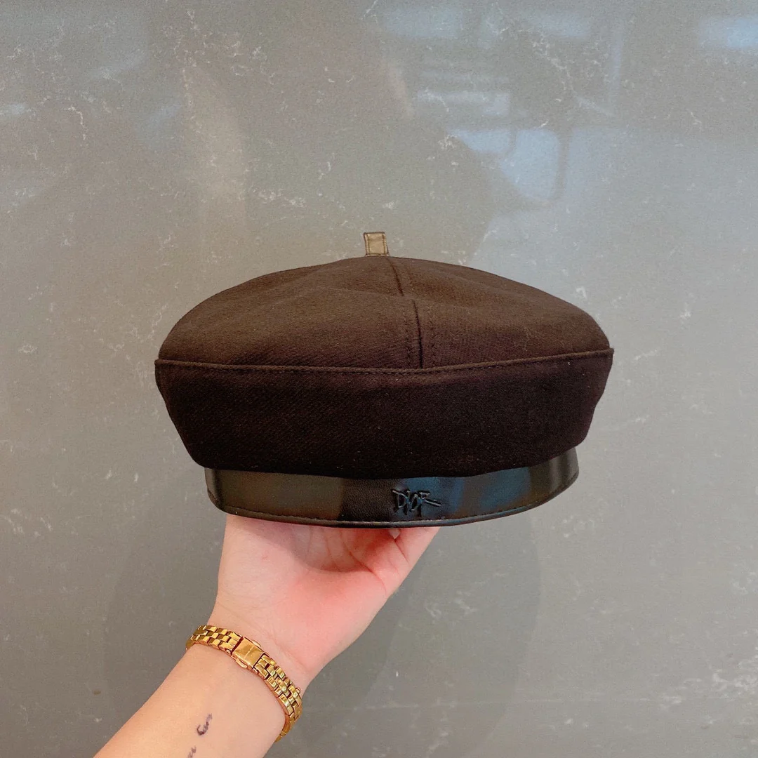 Dior - Шерстяная шляпа художника - Черная