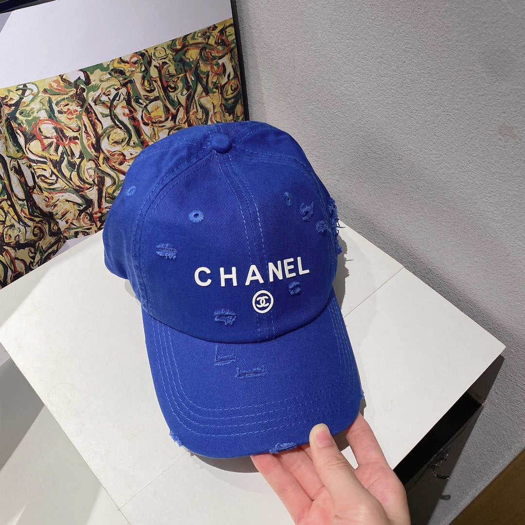 Бейсболка Chanel - синяя - унисекс