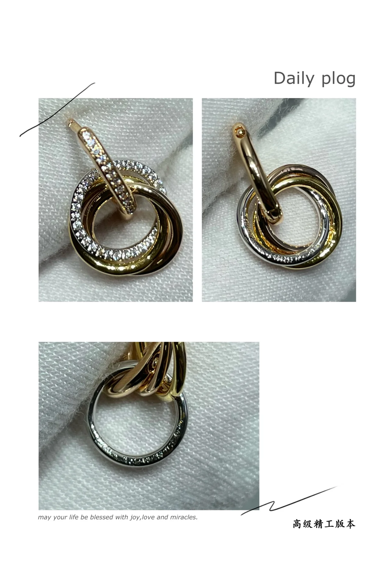 Серьги Cartier 044