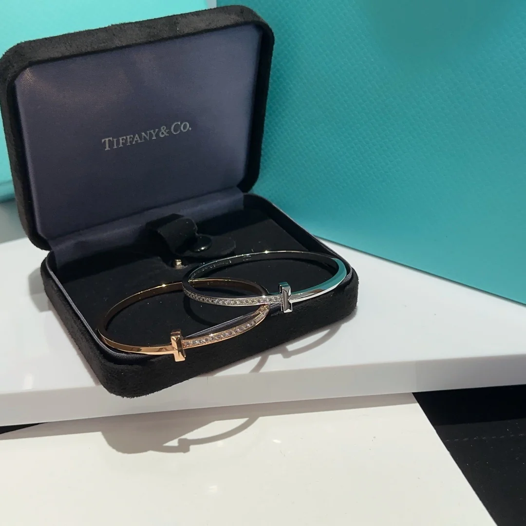 Браслет Tiffany 030T с бриллиантами, золото.