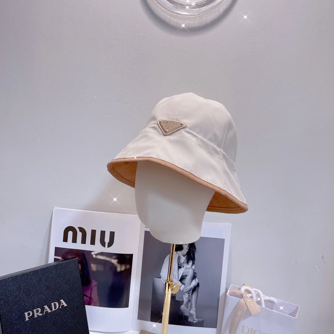 Prada - Простая летняя панама - Регулируемый размер головы