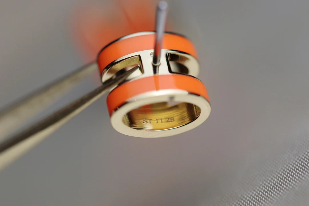 Серьги Hermes - застежки-гвоздики - 1