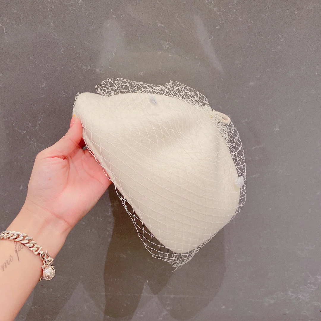 Gucci - Белая шерстяная шляпа художника