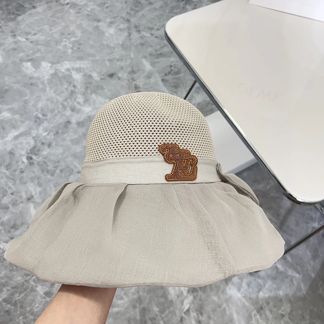 Новинка LV 2024 — Складной капюшон — Абрикосово-серый