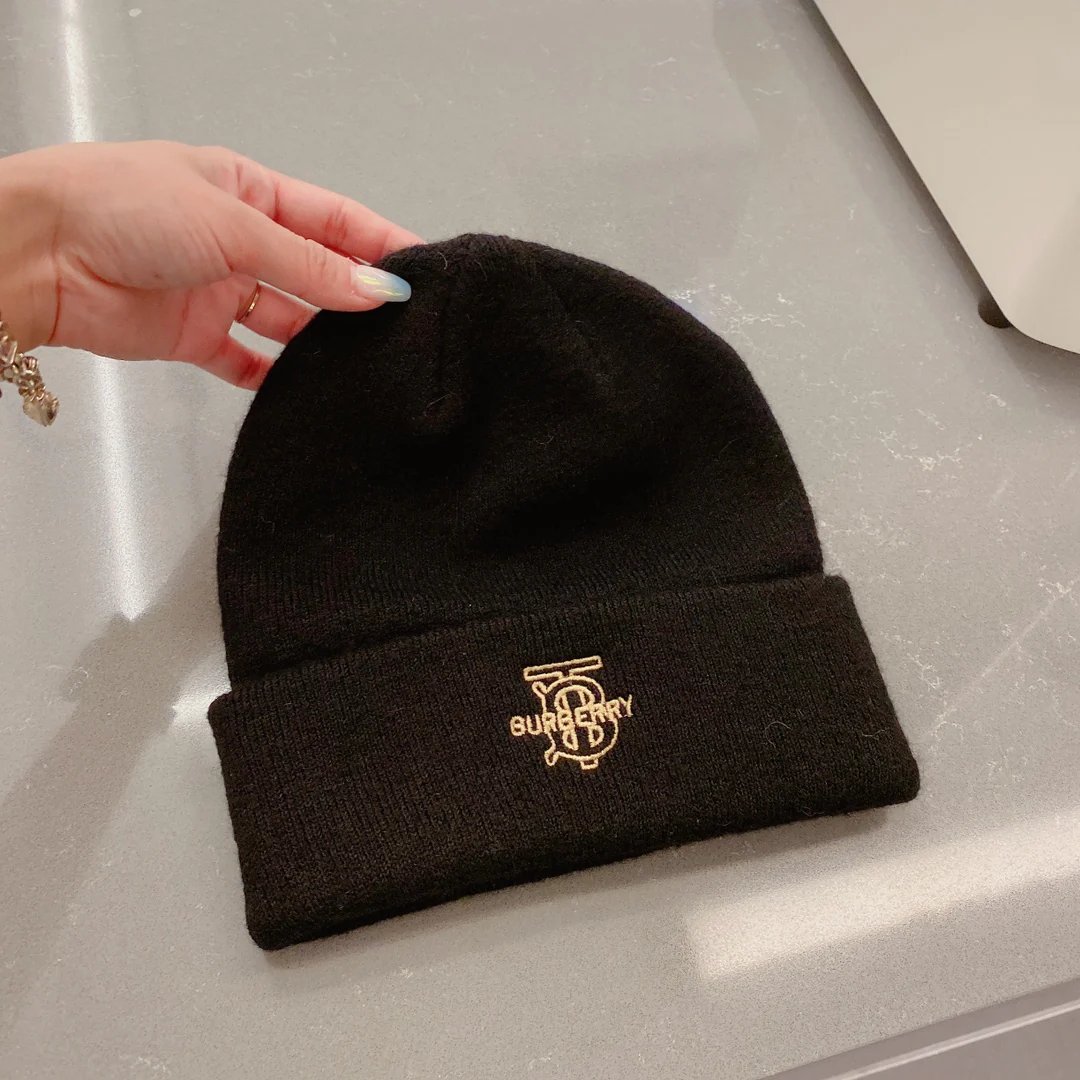 Вязаная шерстяная шапка Burberry - tb