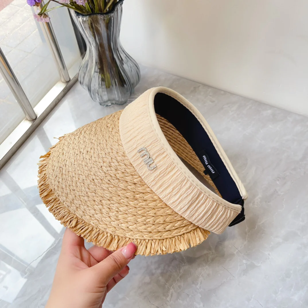 Miu Miu - Новинка лета: шляпа от солнца с расправленными полями