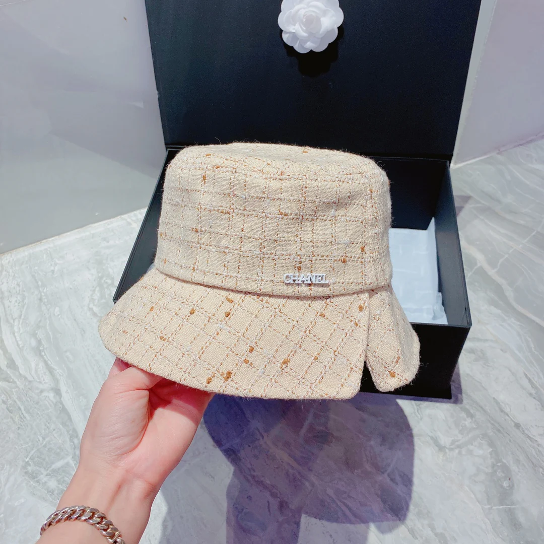 Рыбацкая шляпа Chanel - Абрикосовый цвет - 1