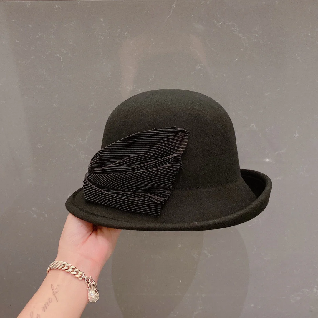 Hermes - Шерстяная панама - Черная