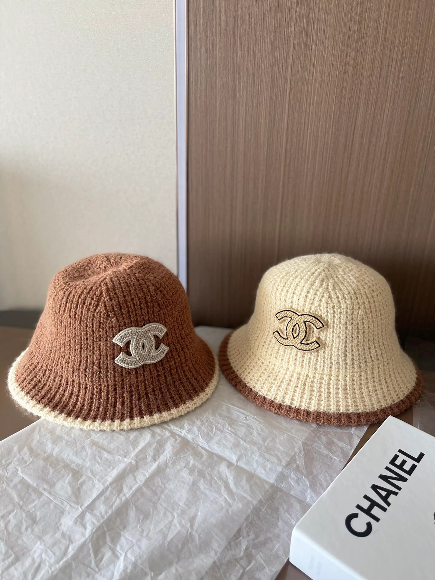 Chanel - Шерстяная панама - Белая