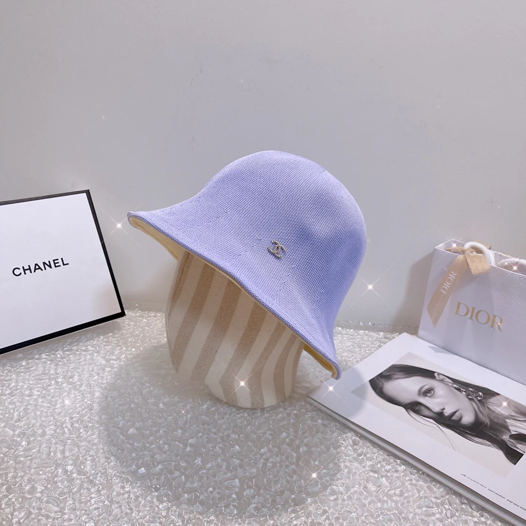 Chanel - Двусторонняя рыбацкая шляпа - Можно носить с обеих сторон - 1