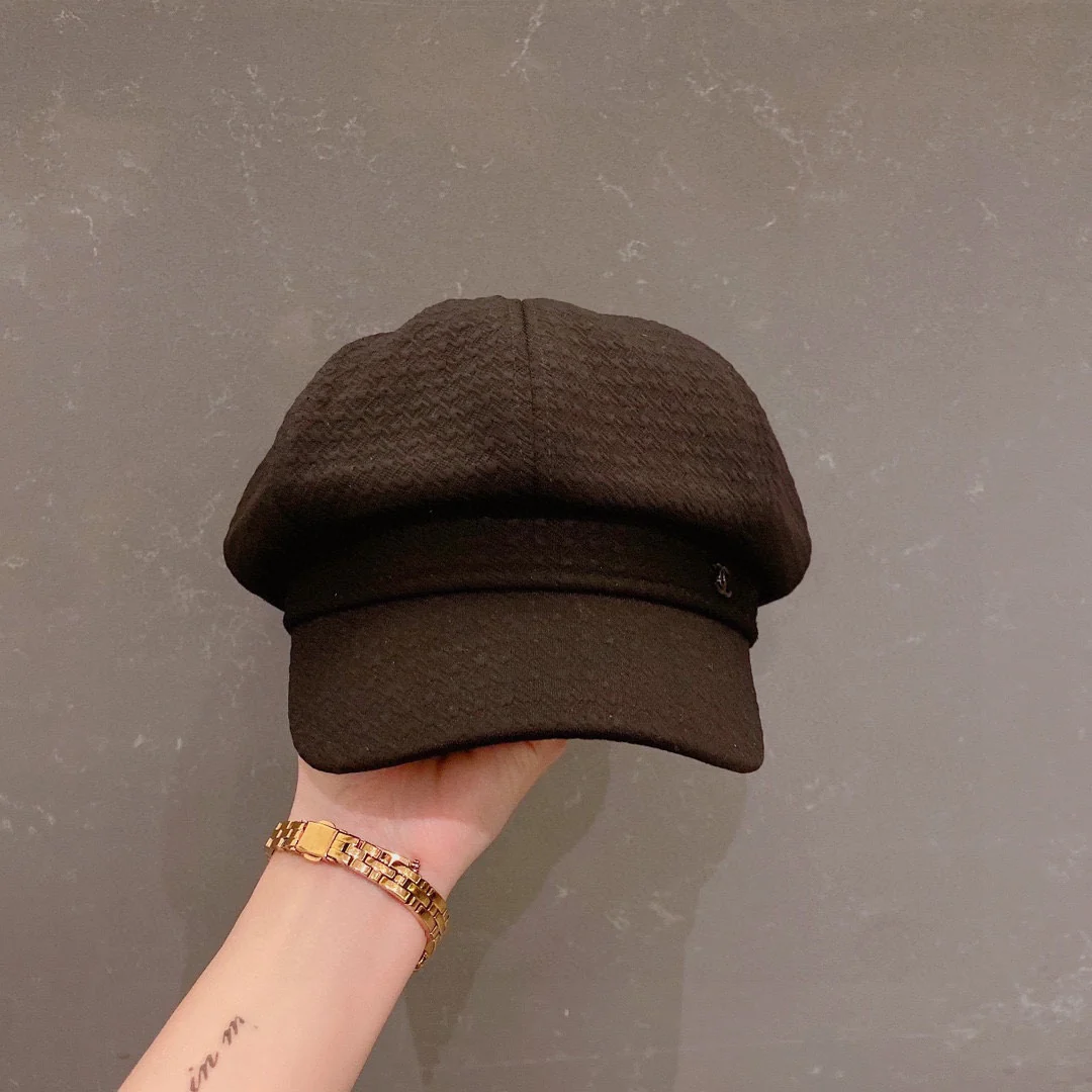 Chanel - Восьмиугольный берет - Черный