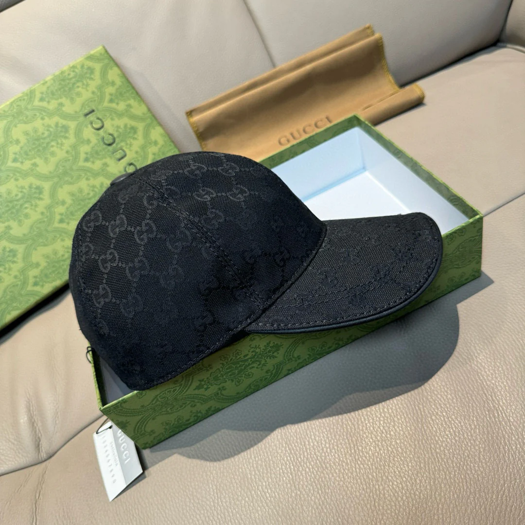 Регулируемая бейсболка Gucci - Черная - 1