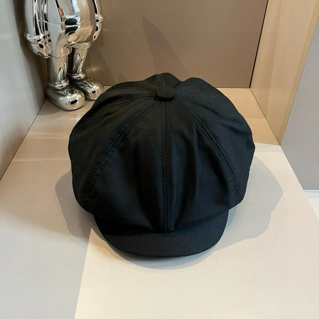 Celine - Восьмиугольная шляпа художника - Черная