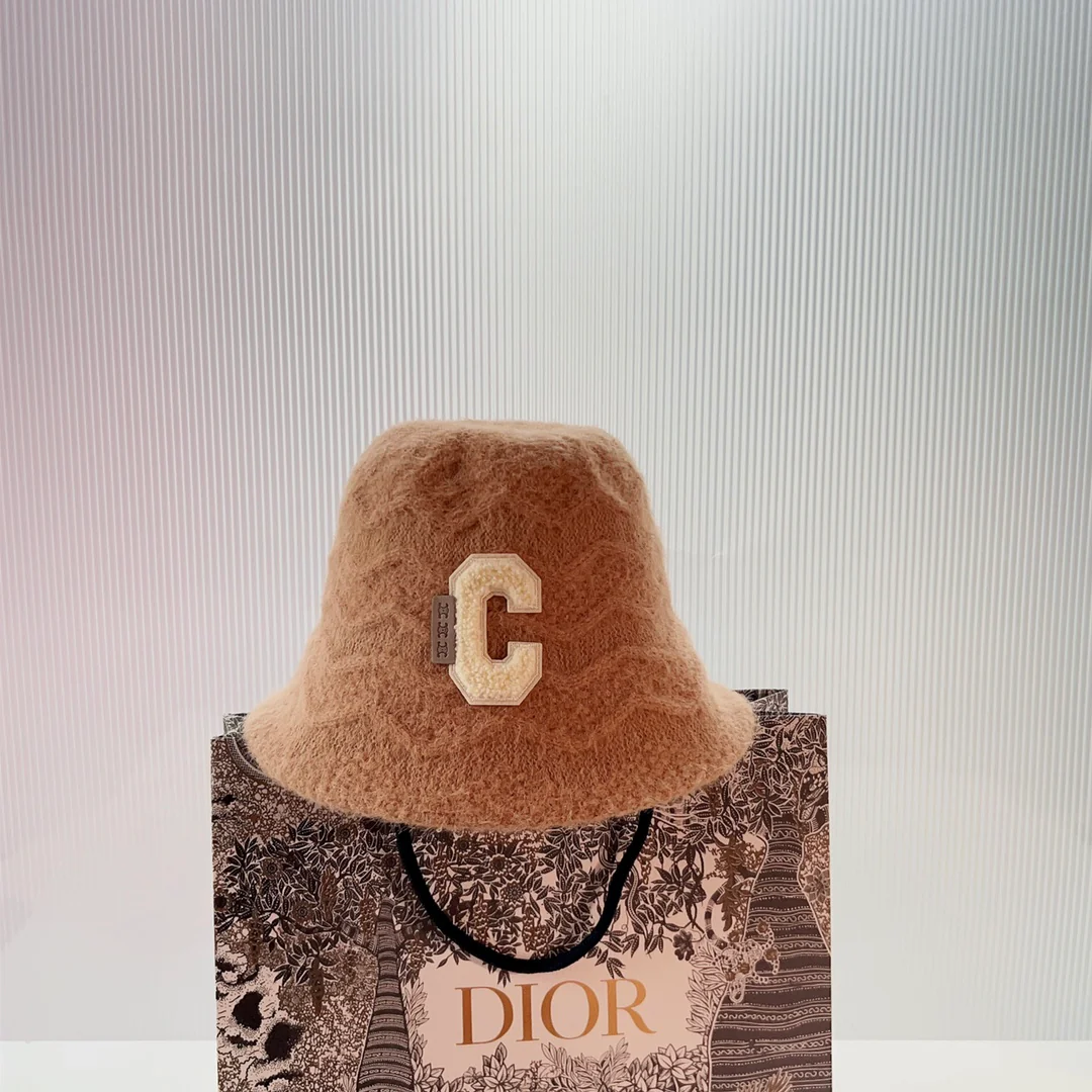 Celine - Плюшевая волнистая рыбацкая шляпа