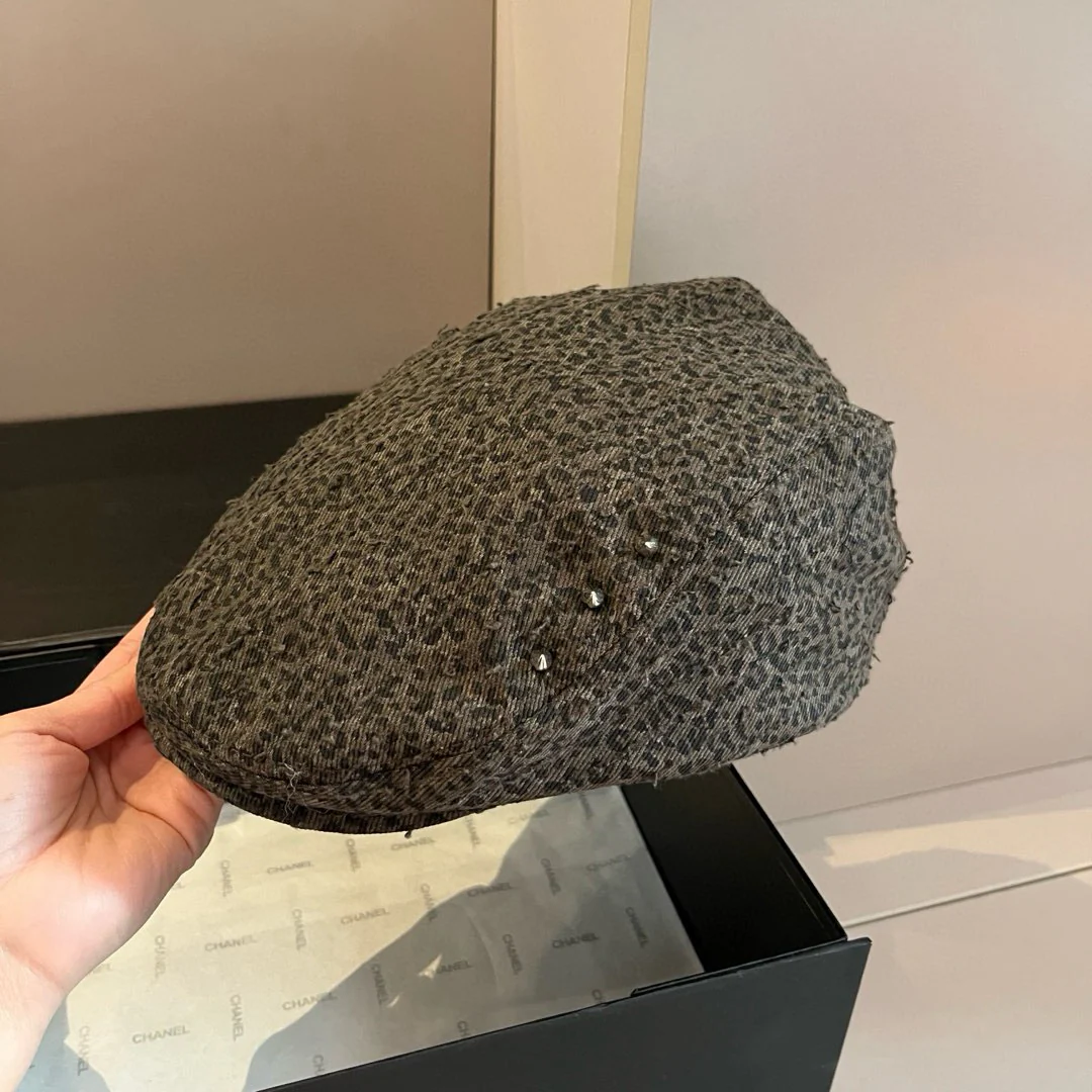 Burberry - Шляпа вора с леопардовым принтом