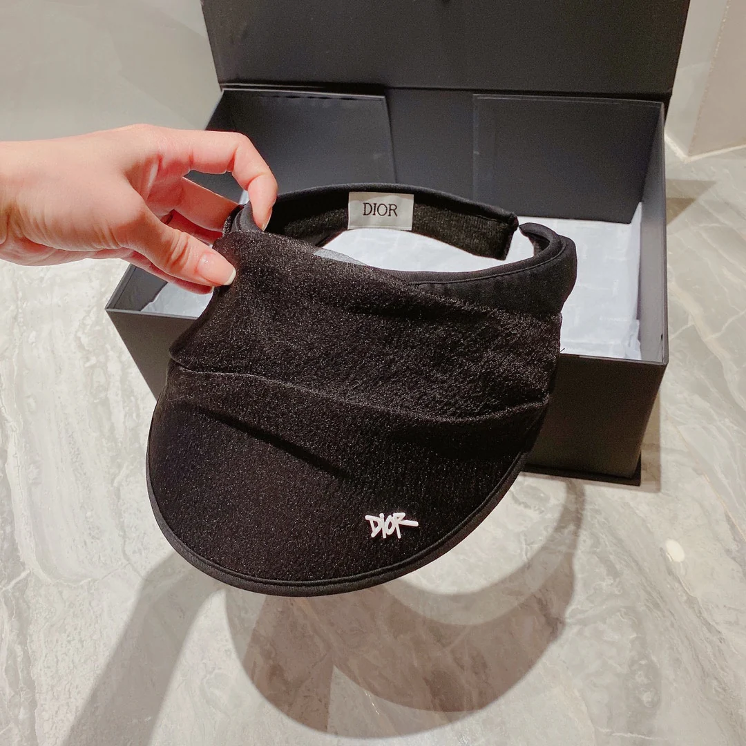 Dior - Элегантная сетчатая повязка на голову/солнцезащитная шляпа с открытым верхом - 2 цвета