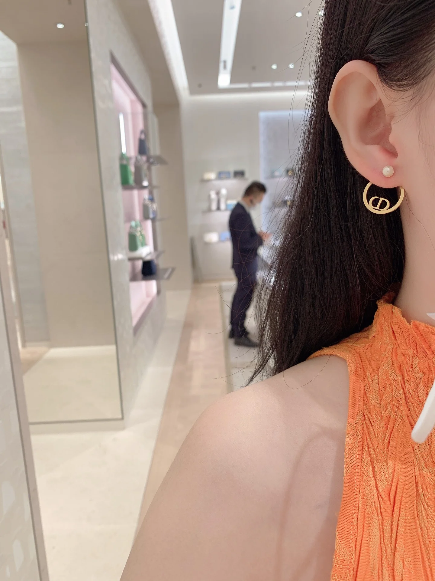 Серьги Dior 069