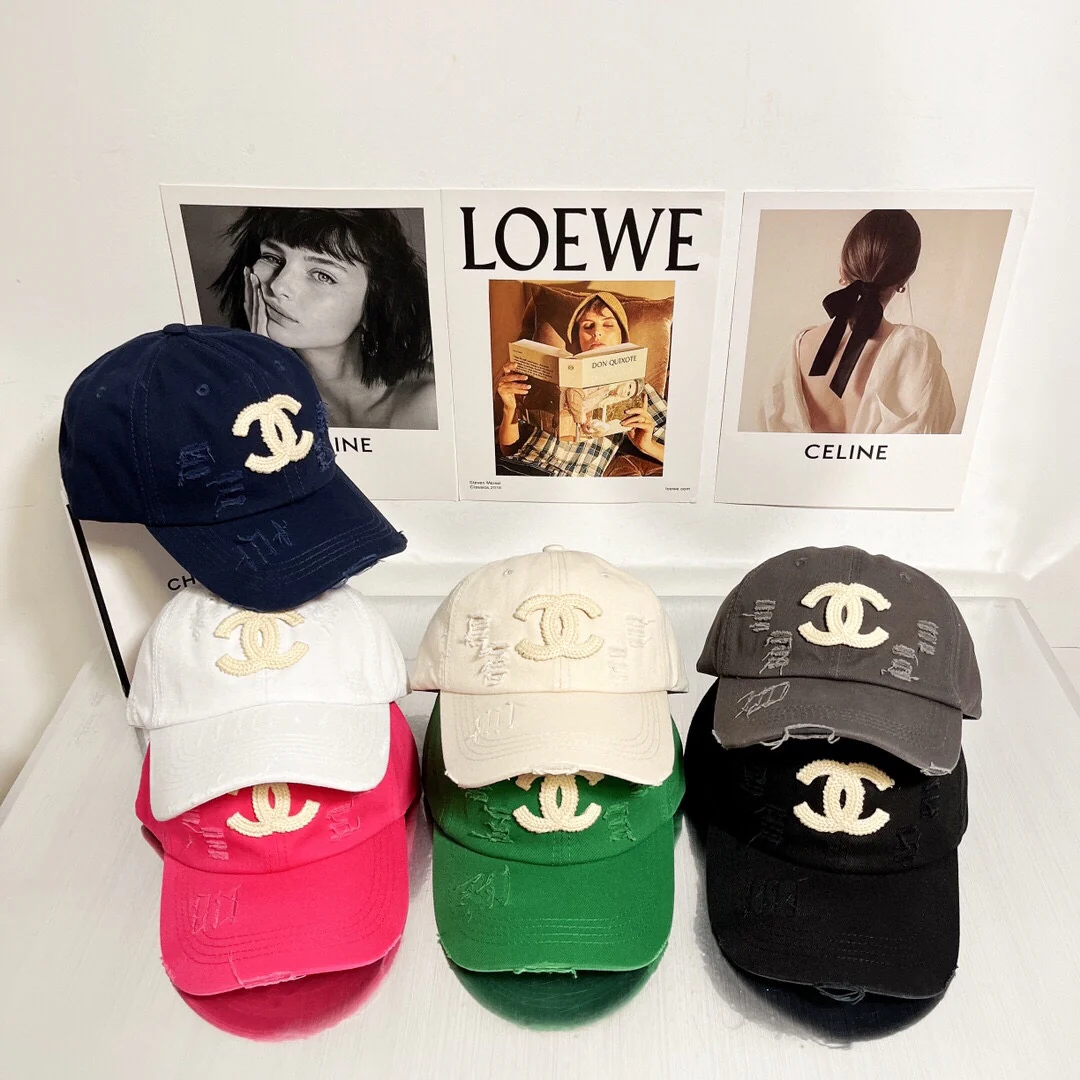 Новая бейсболка Chanel 2022 с вышивкой - 1