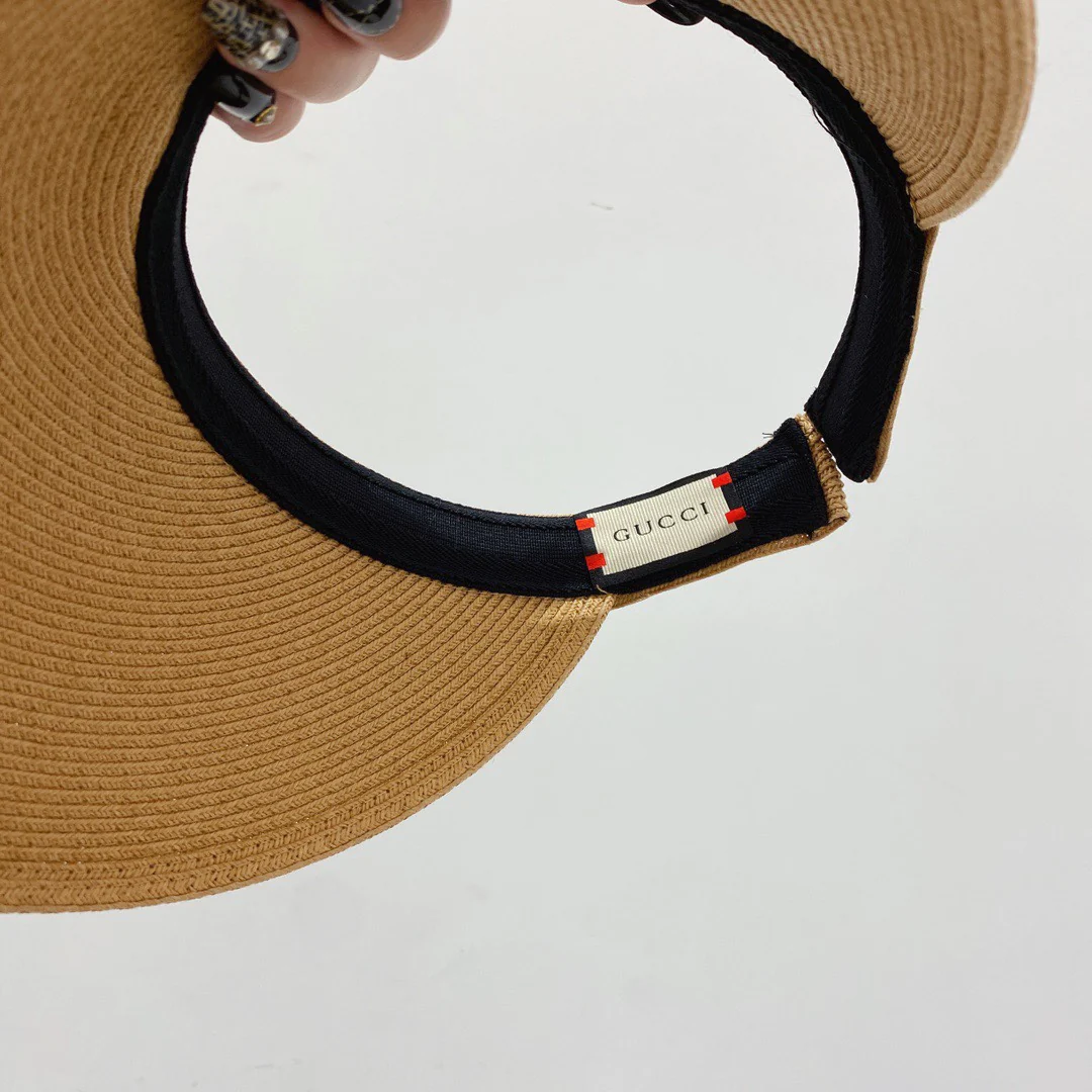 Gucci - Повязка на голову с бантом, солнцезащитная шляпа - 2