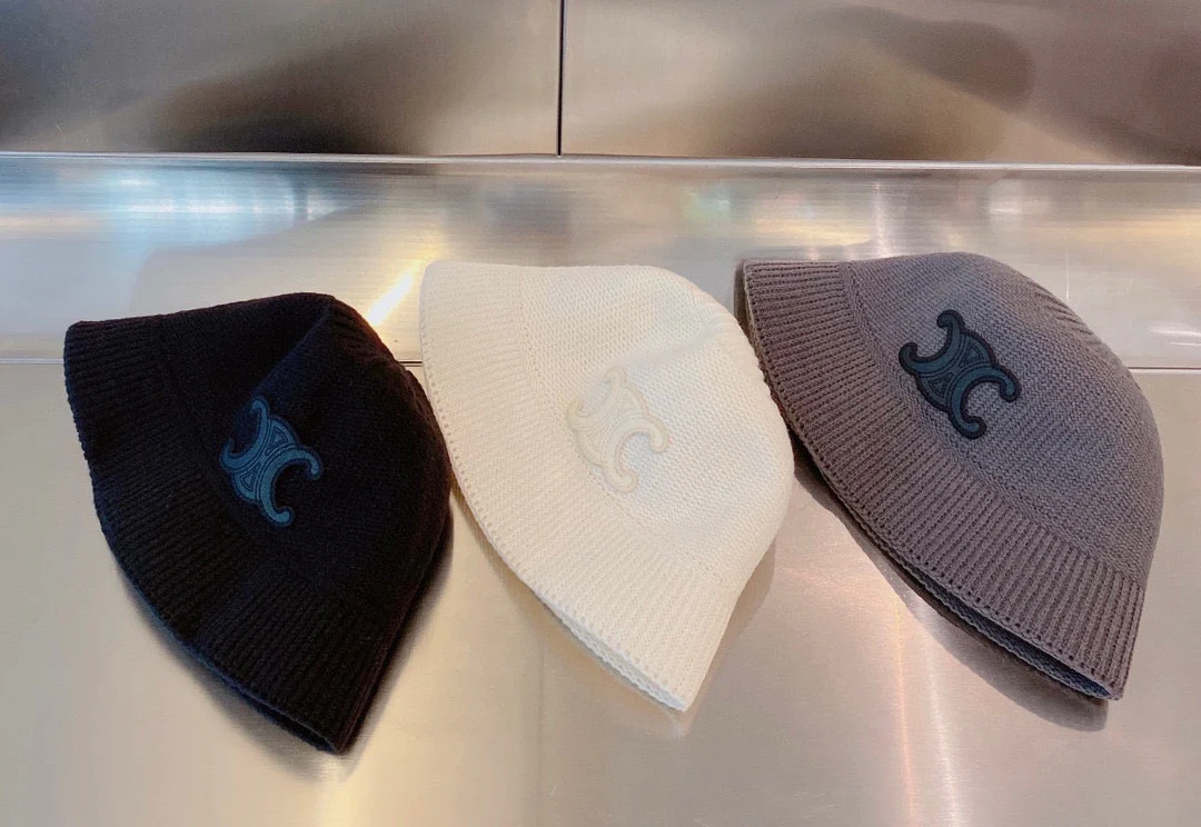 Celine - Рыбацкая шляпа - Белая - 1