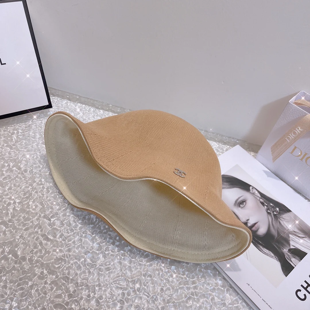 Chanel - Двусторонняя рыбацкая шляпа - Можно носить с обеих сторон - 2