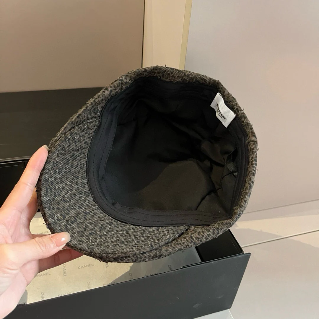 Burberry - Шляпа вора с леопардовым принтом