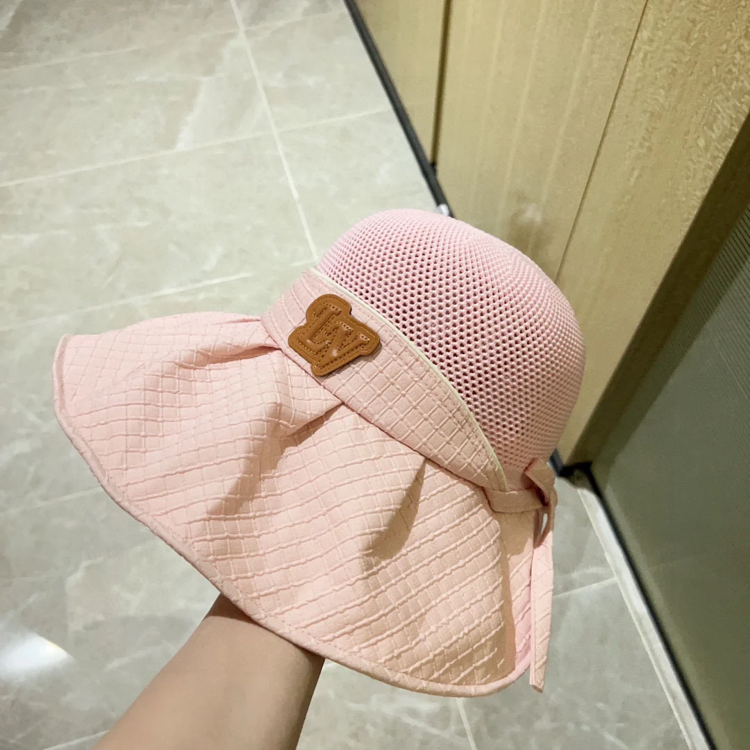 LV - Широкополая панама - Розовая