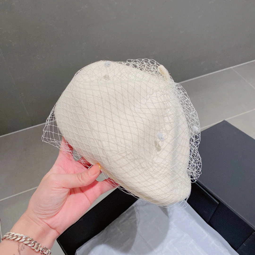 Gucci - Белая шерстяная шляпа художника