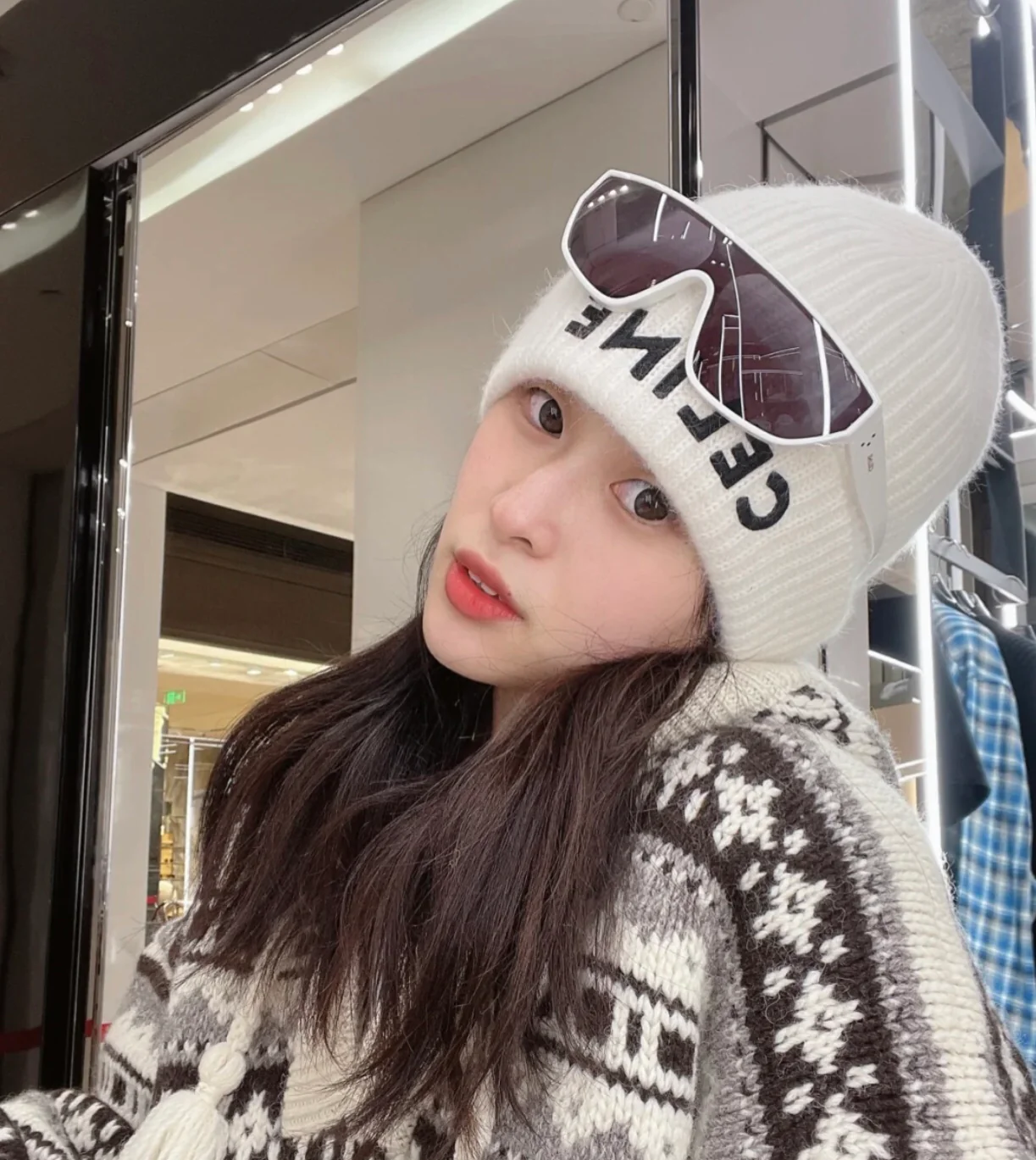 Вязаная шапка Celine