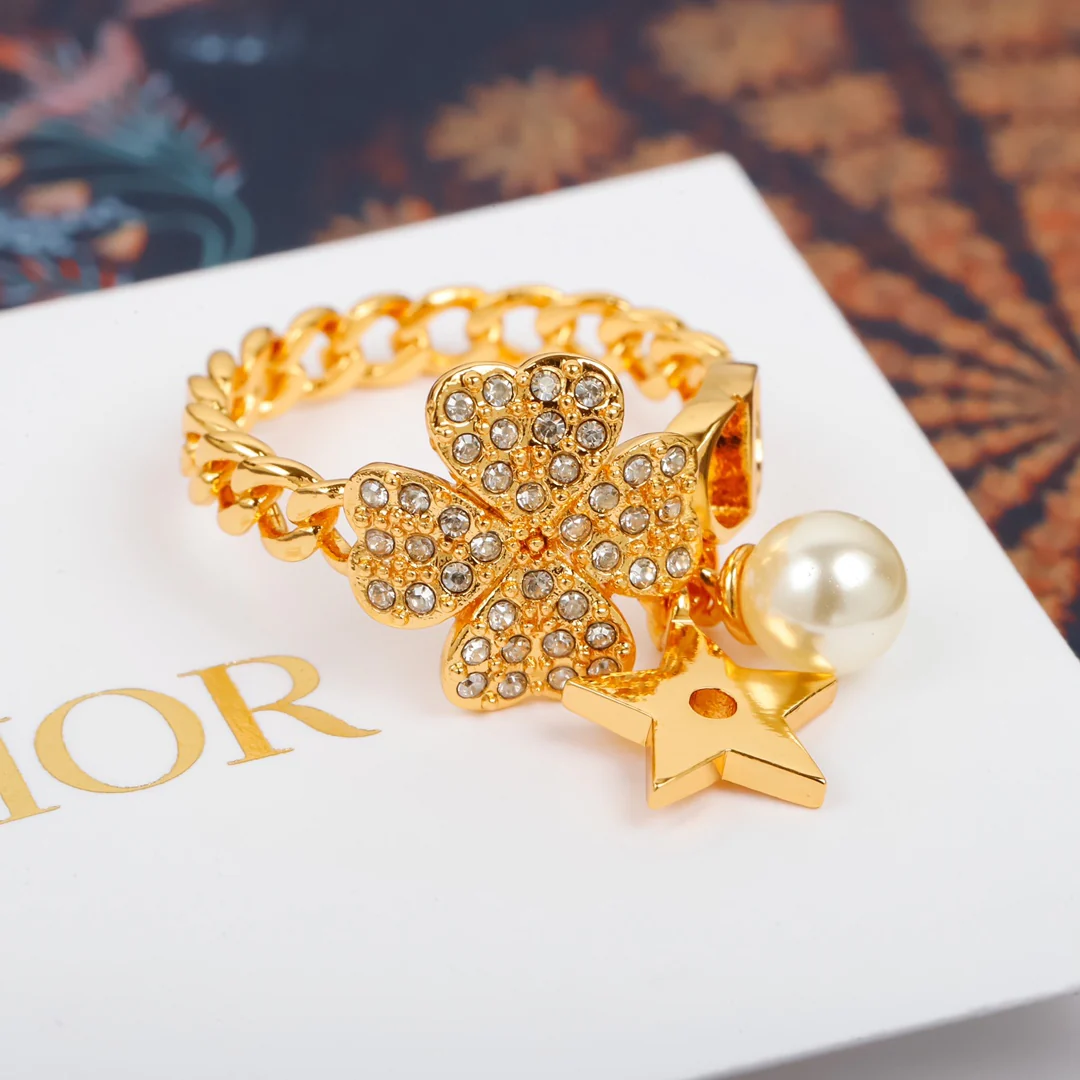 Кольцо Dior 019