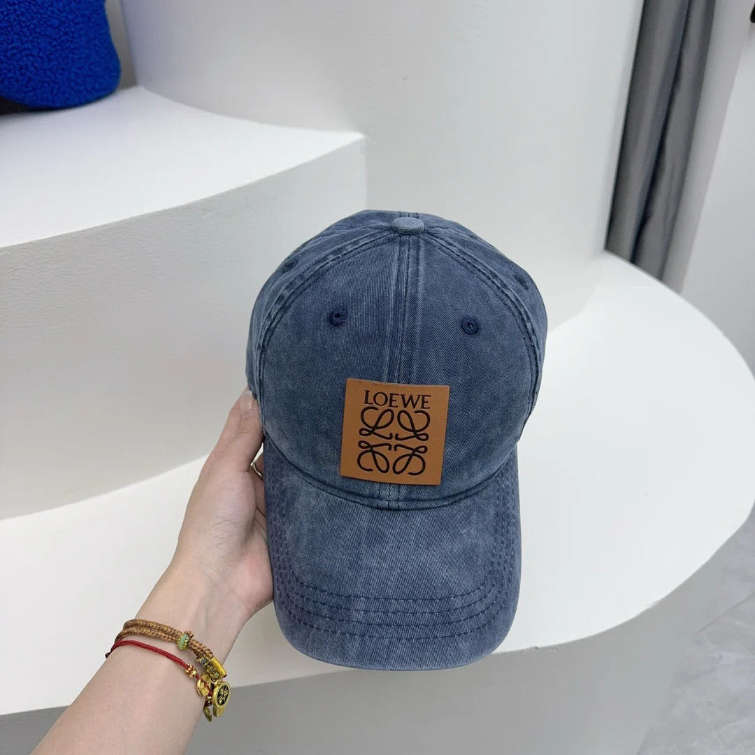 Бейсболка LOEWE из выстиранного денима