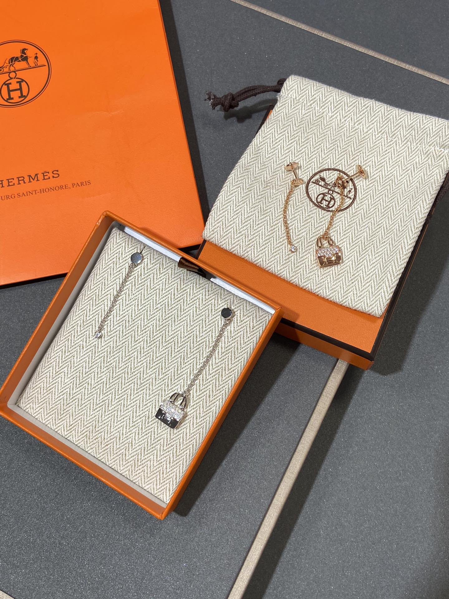 Серьги Hermes 033