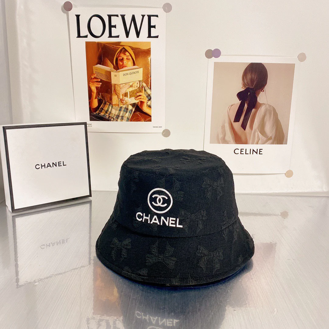 Новинка 2022 года от Chanel - Рыбацкая шляпа - Черная - 1