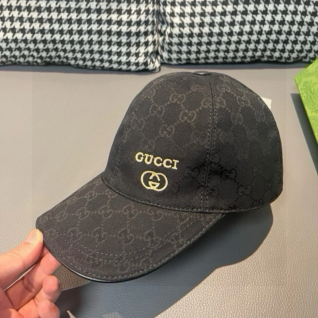 Регулируемая бейсболка Gucci - Черная - 2