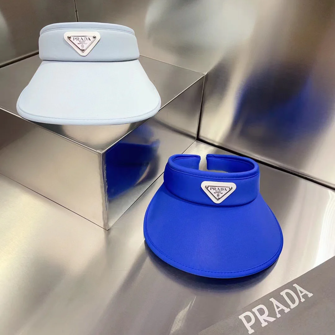 Кепка-козырек Prada Ice Silk - солнцезащитная шляпа