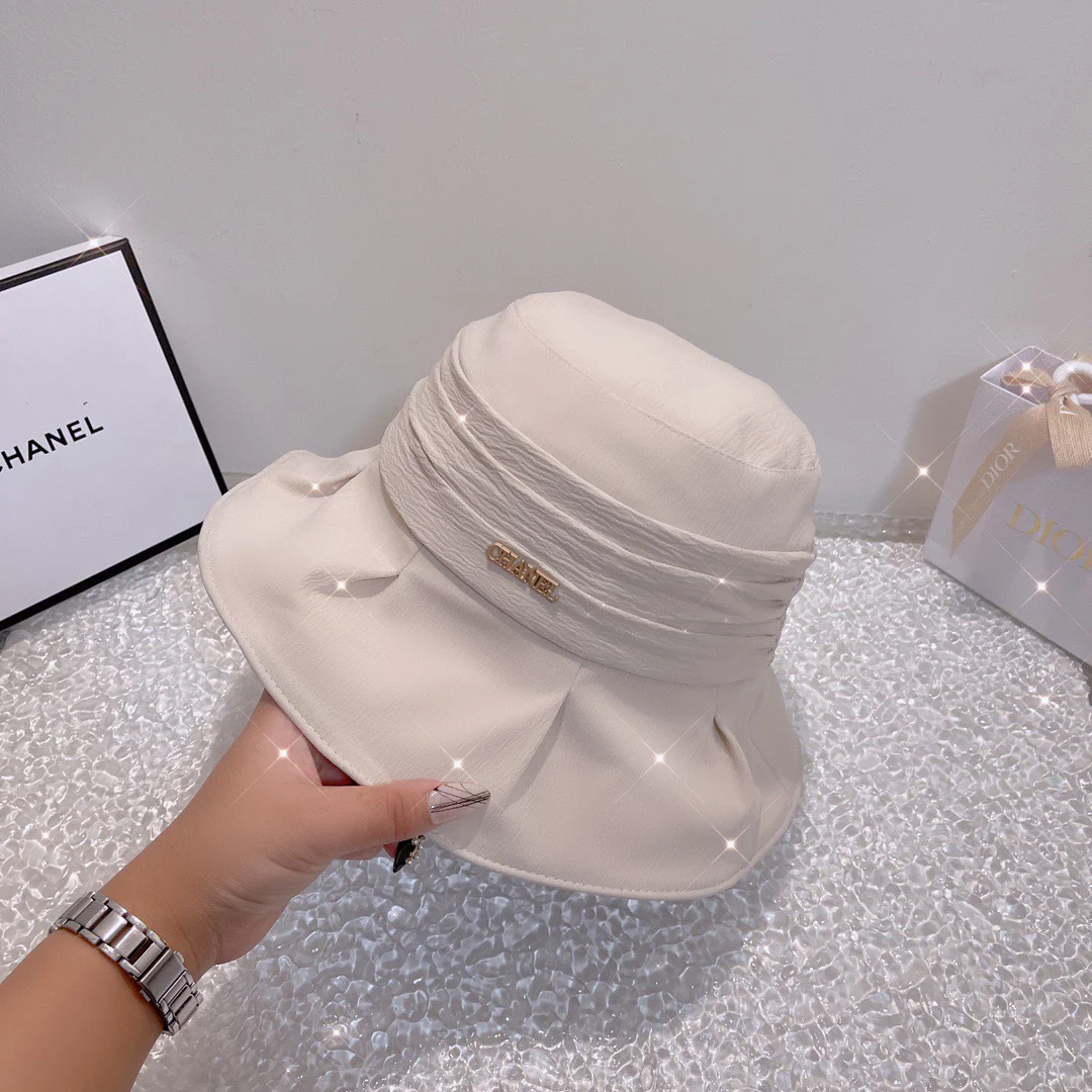 Chanel - Складная солнцезащитная шляпа - 1