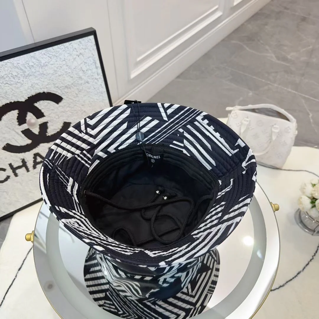 Рыбацкая шляпа Chanel — Новейшая коллекция, пользующаяся огромным спросом — Черная