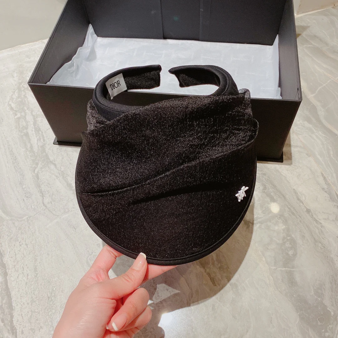 Dior - Элегантная сетчатая повязка на голову/солнцезащитная шляпа с открытым верхом - 2 цвета