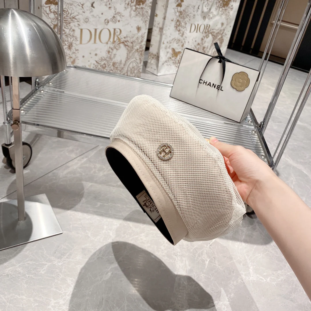 Гермес - Береты - Шляпы художника - Бежевый