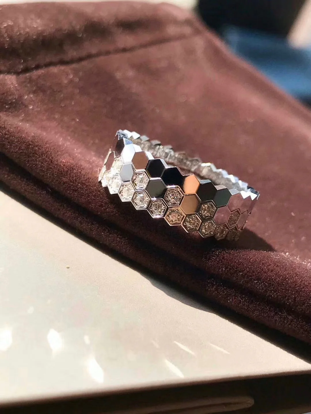 Chaumet - Шестиугольный - Соты - Кольцо