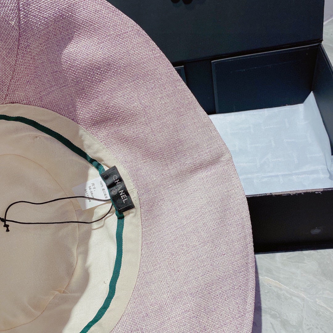 Chanel - Большая шляпа от солнца с бантом - 2 шт.