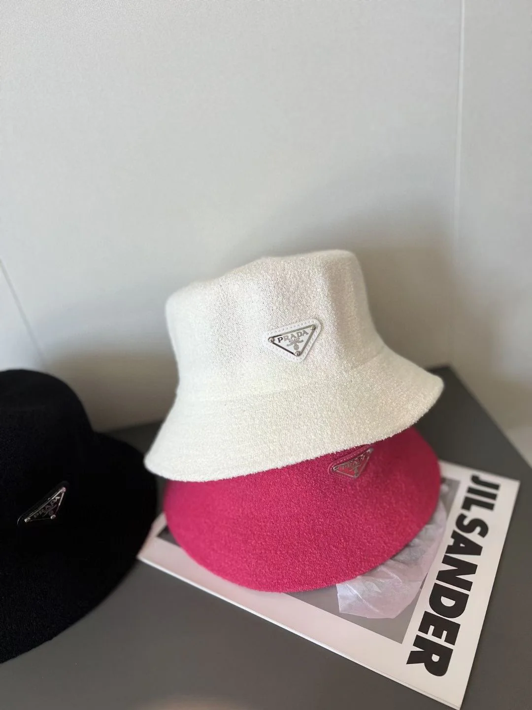 Prada - Рыбацкая шляпа из махровой ткани