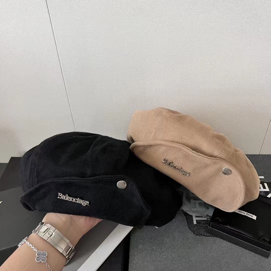 Кепка Balenciaga Cloud Newsboy - Черный