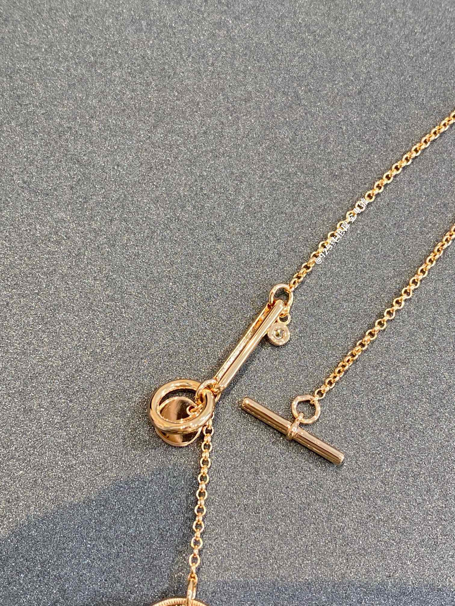 Колье Hermes с золотыми монетами, 38 см - Браслет, 17 см