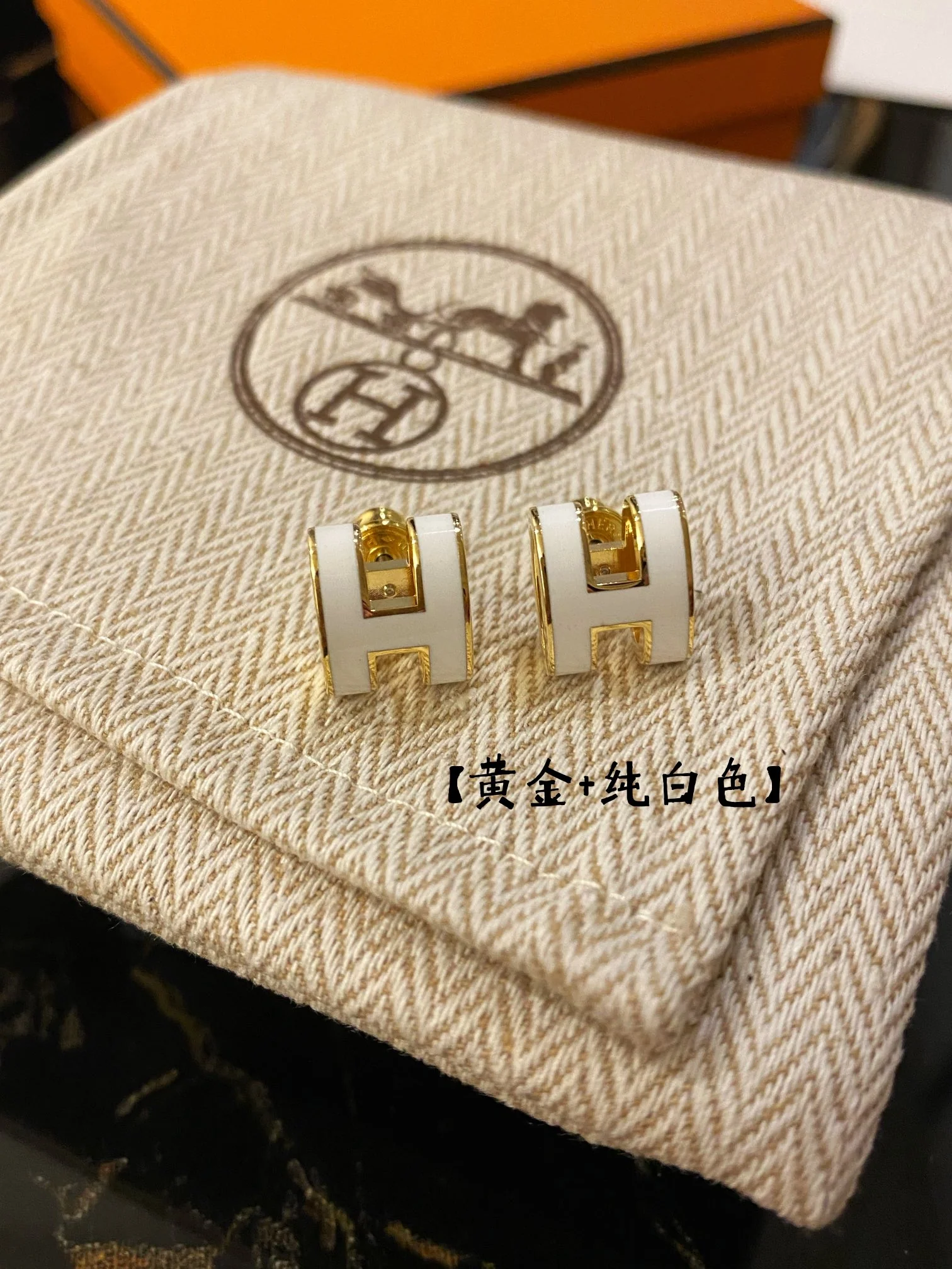 Серьги Hermes 030