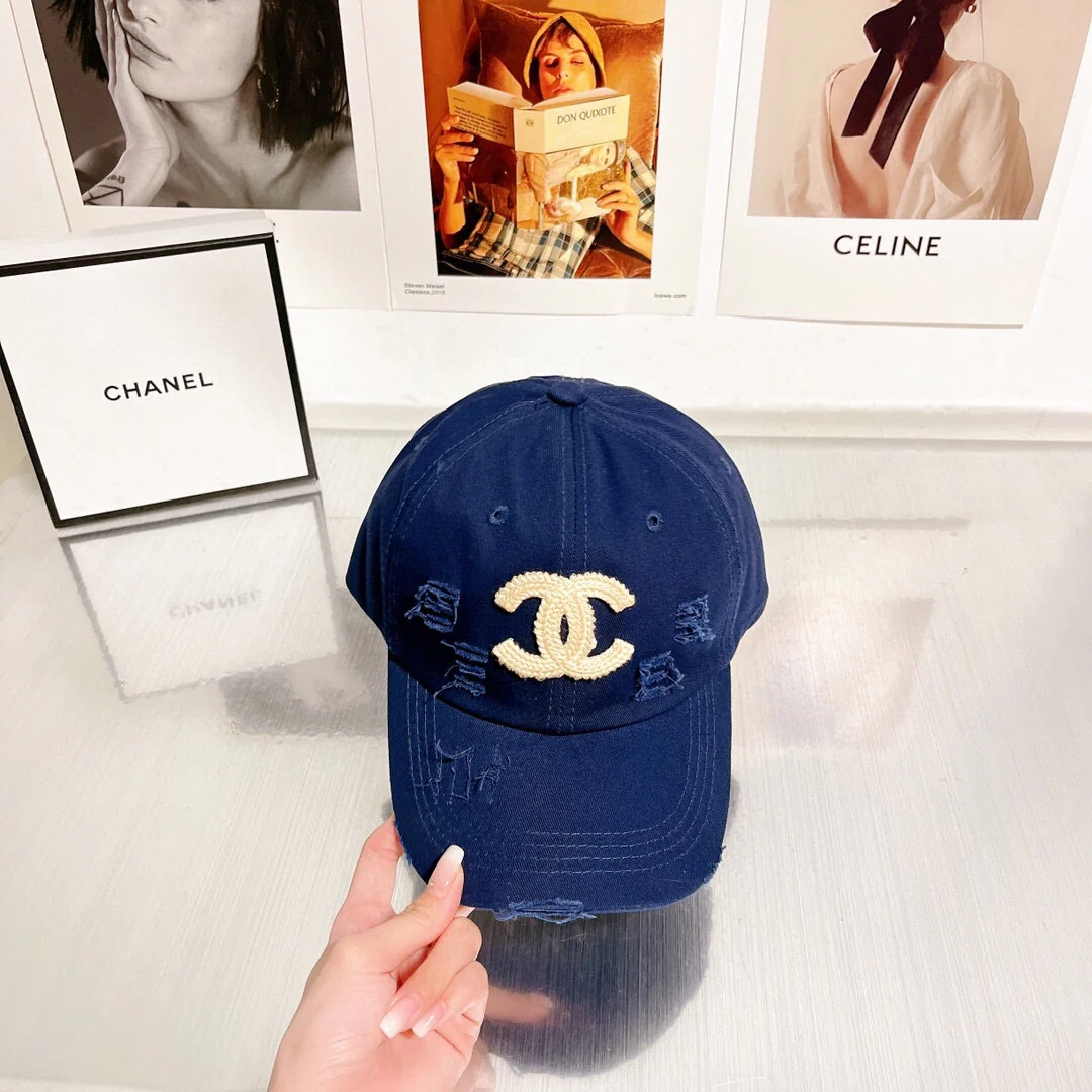 Новая бейсболка Chanel 2022 с вышивкой - 1