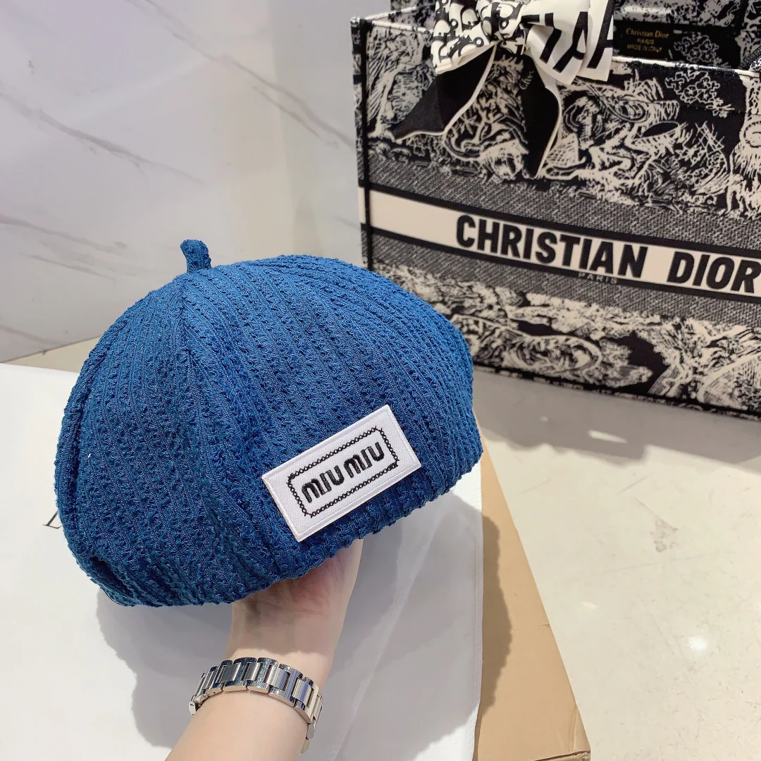 Новые поступления коллекции Miu Miu начала осени 2023 года - Берет - Шляпа художника - 1