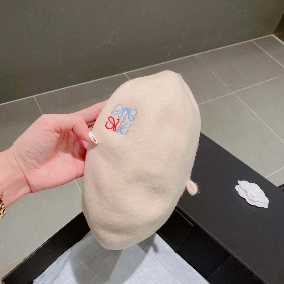 Лолвей - Шерстяной берет - Белый