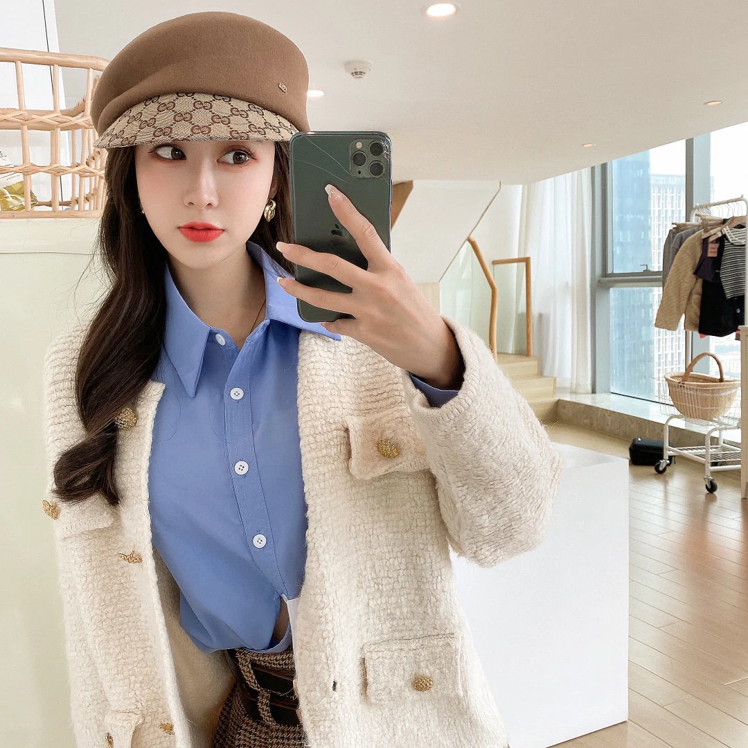 Miu Miu - Бейсболка - Коричневая